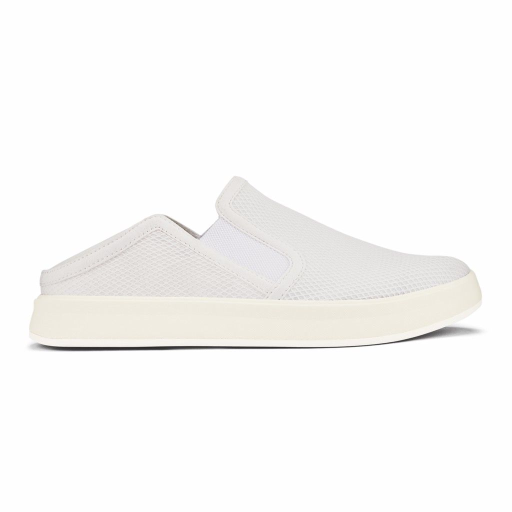 Olukai Women's Ki Ihele Slip On Shoe - Bright White US356-471